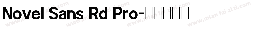 Novel Sans Rd Pro字体转换